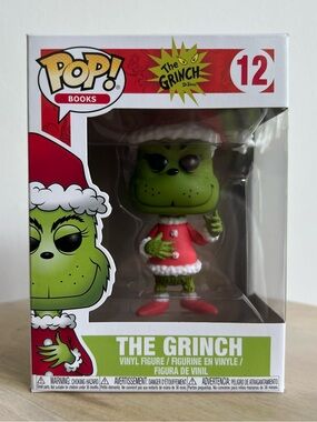 Funko Pop! Books: Dr. Seuss The Grinch #12 Unopened 2017 Collectible Figurine